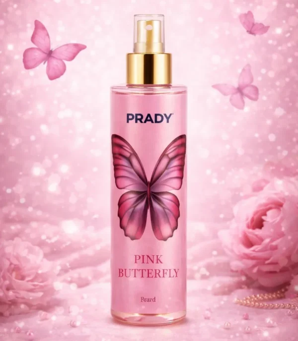 Body Splash Prady Pink Butterfly