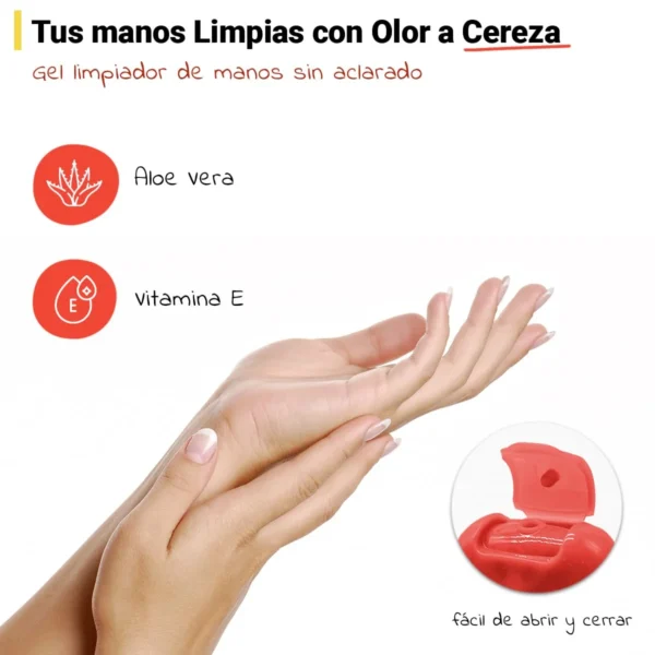 Gel de Manos Higienizante Cereza 45ML