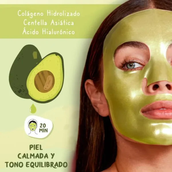 Mascarilla Facial Hidrogel Aguacate Ultrahidratante 31GR