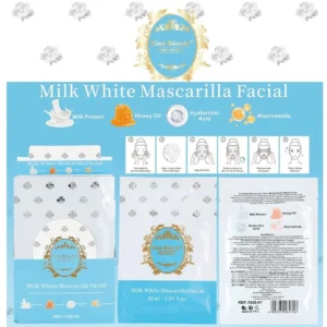 Mascarilla Facial Milk White