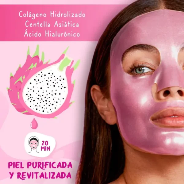 Mascarilla Facial Hidrogel Fruta del Dragón Purificante 31GR