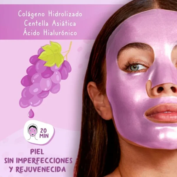 Mascarilla Facial Hidrogel Uva Antioxidante 31GR