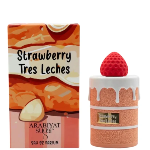 Perfume Arabe de Mujer - Arabiyat Sugar - Strawberry Tres Leches - EDP 100 ml