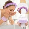 Set Diadema y Muñequeras Maquillaje Lila